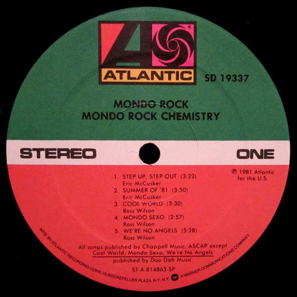 Mondo Rock Chemistry