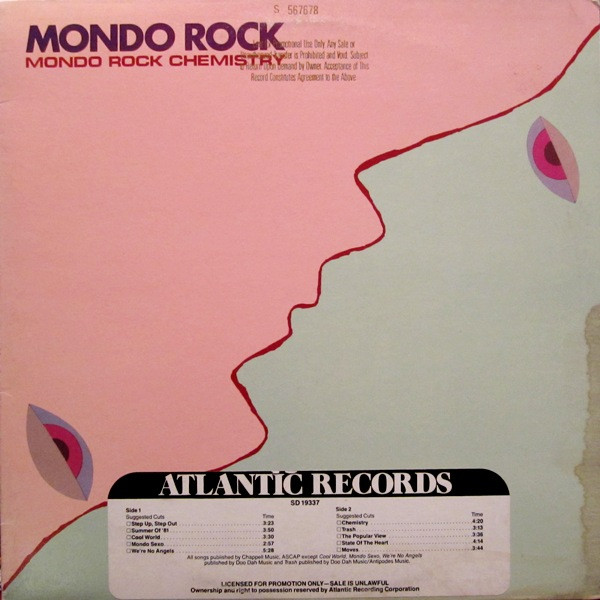 Mondo Rock - Mondo Rock Chemistry | Atlantic (SD 19337)