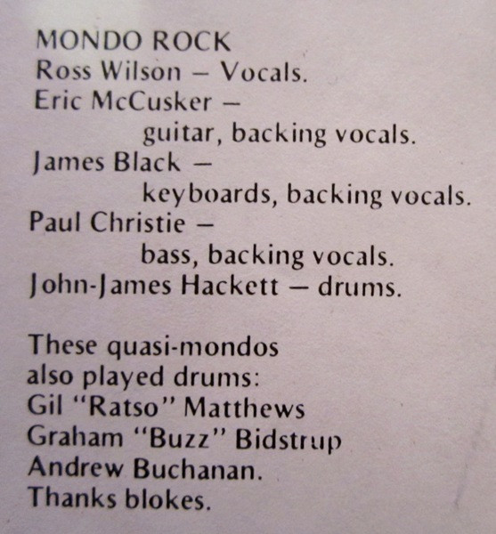 Mondo Rock Chemistry