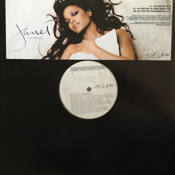 Janet Jackson - All For You | Virgin (VSTDJ1801)