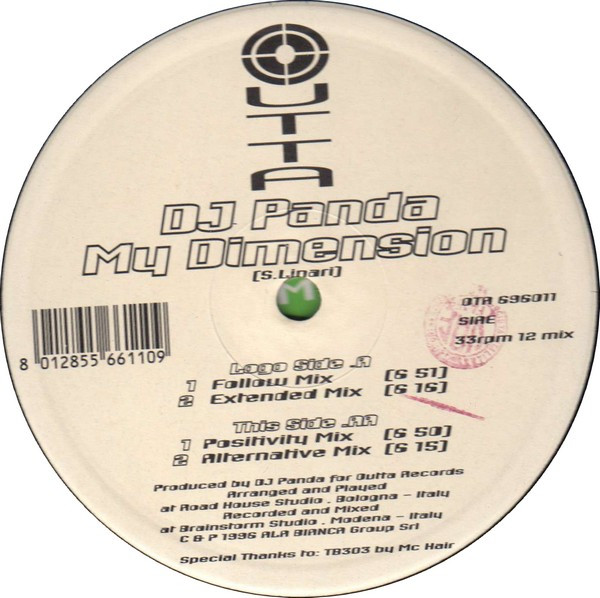 DJ Panda - My Dimension | Outta Records (OTA 696011) - 3 DJ Panda - My Dimension | Outta Records (OTA 696011) - 3