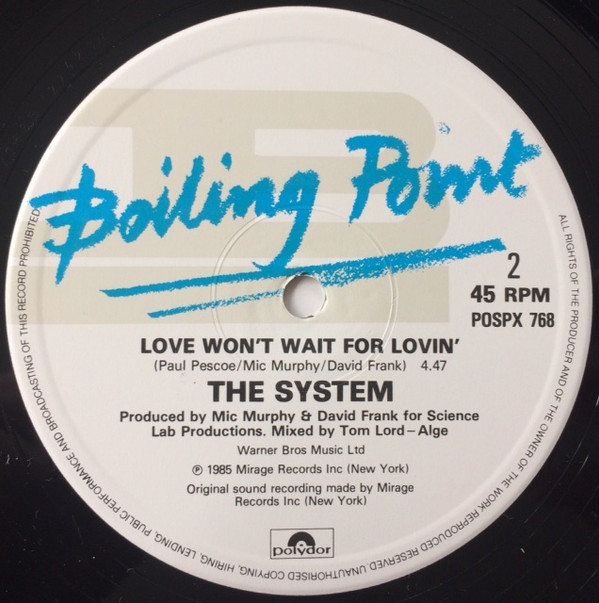 The System - This Is For You | Polydor (POSPX 768) - 4 The System - This Is For You | Polydor (POSPX 768) - 4