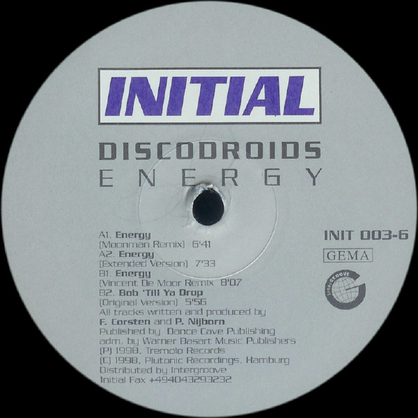 Discodroids - Energy | Initial (INIT 003-6) - main Discodroids - Energy | Initial (INIT 003-6) - main