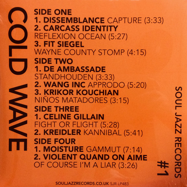 Various - Cold Wave #1 | Soul Jazz Records (SJR LP483C) - 2 Various - Cold Wave #1 | Soul Jazz Records (SJR LP483C) - 2