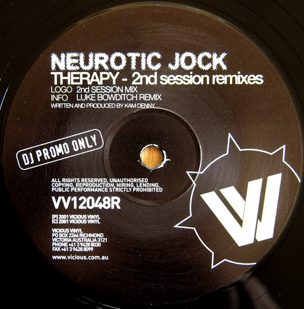 Neurotic Jock - Therapy - 2nd Session Remixes | Vicious Vinyl (VV12048 R)