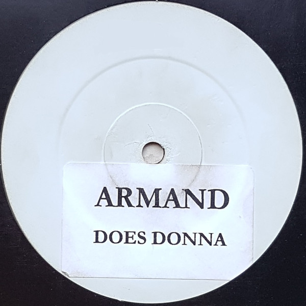 Armand Van Helden - Armand Does Donna | Not On Label (Armand Van Helden) (TX 001) - main Armand Van Helden - Armand Does Donna | Not On Label (Armand Van Helden) (TX 001) - main