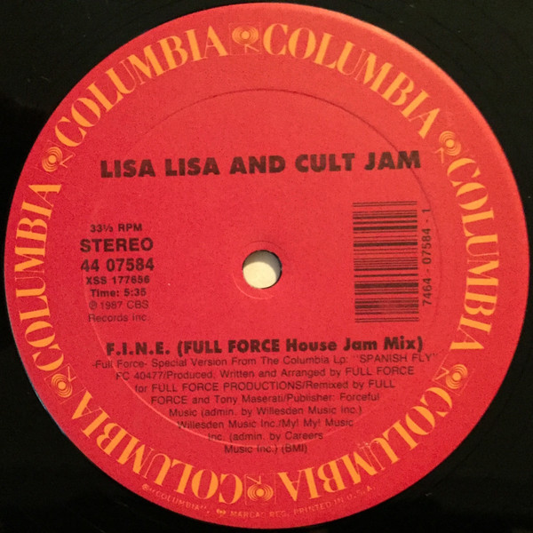 Lisa Lisa & Cult Jam - Everything Will B-Fine | Columbia (44 07584) - 4 Lisa Lisa & Cult Jam - Everything Will B-Fine | Columbia (44 07584) - 4