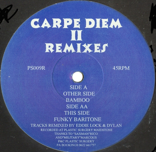 Carpe Diem - II - Bamboo / Funky Baritone (Remixes) | Plastic Surgery (PS009R) - 3