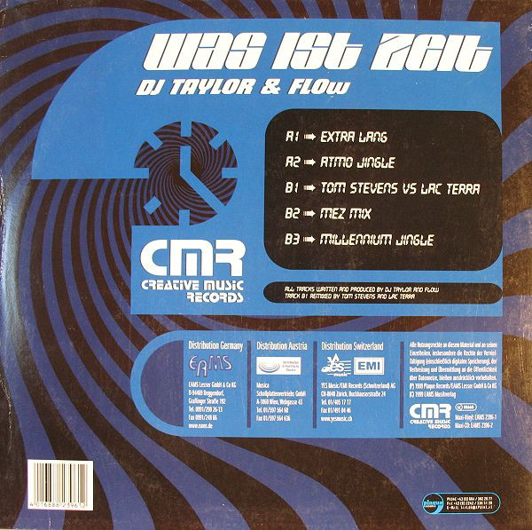 DJ Taylor & Flow - Was Ist Zeit | Creative Music Records (EAMS 2396-1) - 2
