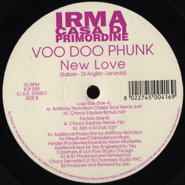 Voo Doo Phunk - New Love | Irma CasaDiPrimordine (ICP 099) - 2 Voo Doo Phunk - New Love | Irma CasaDiPrimordine (ICP 099) - 2