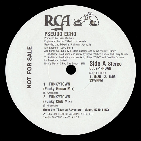 Pseudo Echo - Funkytown | RCA (6507-1-RDAB) - main Pseudo Echo - Funkytown | RCA (6507-1-RDAB) - main