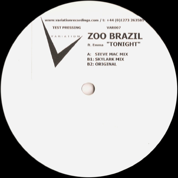 Zoo Brazil Ft. Emma - Tonight | Variation Recordings (VAR007) - main