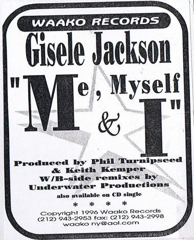 Gisele Jackson - Me, Myself & I | Waako Records (WR 1241) - 2