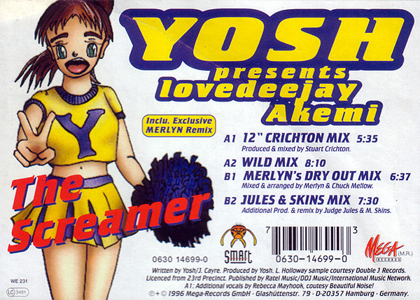 Yosh Presents Lovedeejay Akemi - The Screamer | Smart Records Copenhagen (0630 14699-0) - 4 Yosh Presents Lovedeejay Akemi - The Screamer | Smart Records Copenhagen (0630 14699-0) - 4