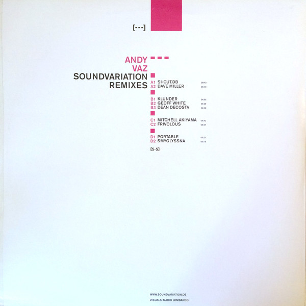 Andy Vaz - Soundvariation Remixes | Soundvariation (SV 005) - 2 Andy Vaz - Soundvariation Remixes | Soundvariation (SV 005) - 2