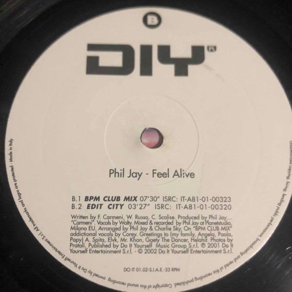 Phil Jay - Feel Alive | Do It Yourself (DO IT 01.02) - 3