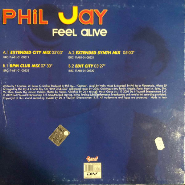 Phil Jay - Feel Alive | Do It Yourself (DO IT 01.02) - 2