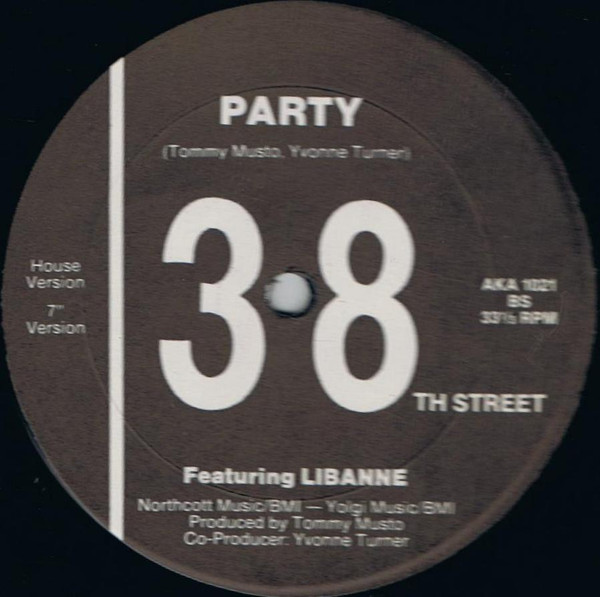 38th Street  &  Libanne - Party | Apexton Records (AKA 1021) - 2