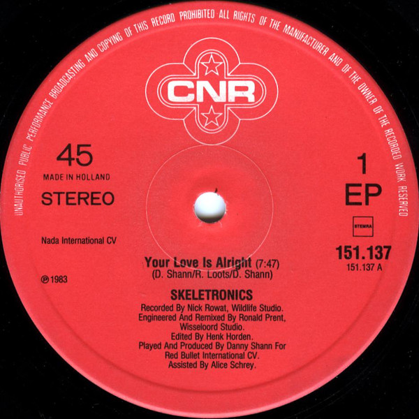 Skeletronics - Your Love Is Allright | CNR (151.137) - 3