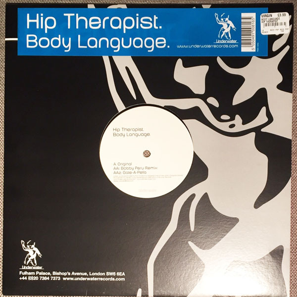 Hip Therapist - Body Language | Underwater Records (H2O 024) - main Hip Therapist - Body Language | Underwater Records (H2O 024) - main