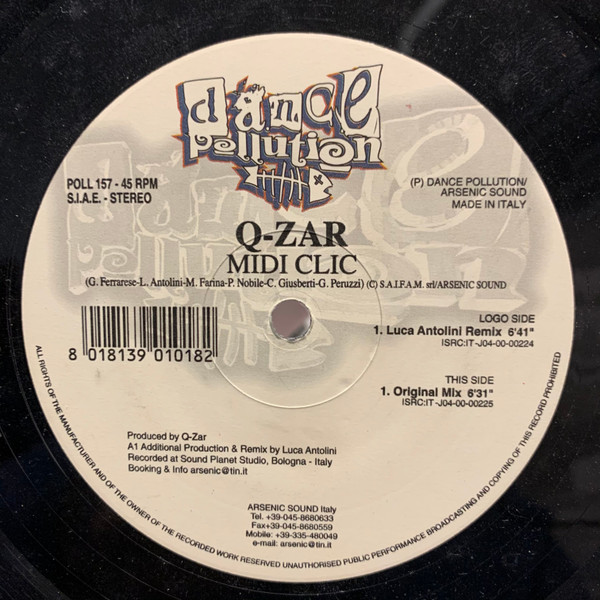 Q-Zar - Midi Clic | Dance Pollution (POLL 157)