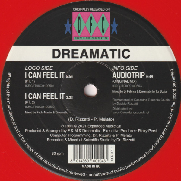 Dreamatic - I Can Feel It | Club Culture Rarities (CCR 001)