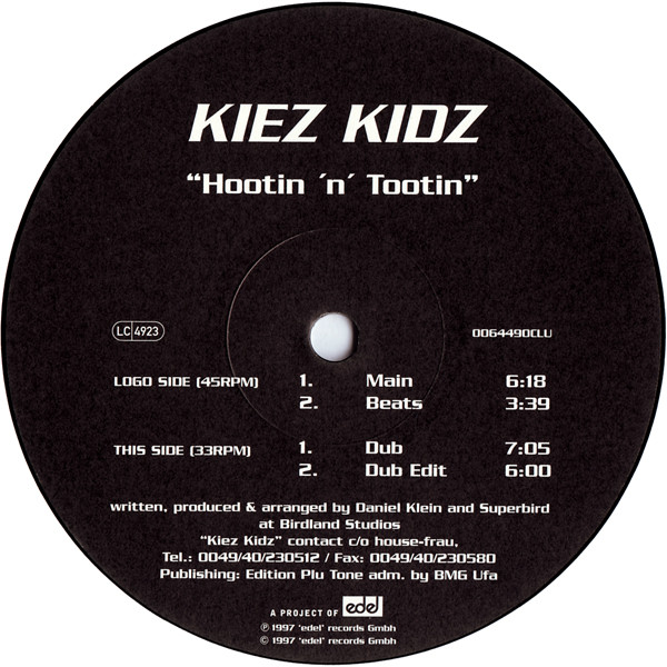 Kiez Kidz - Hootin 'N' Tootin | Club Tools (006449-0 CLU) - main Kiez Kidz - Hootin 'N' Tootin | Club Tools (006449-0 CLU) - main