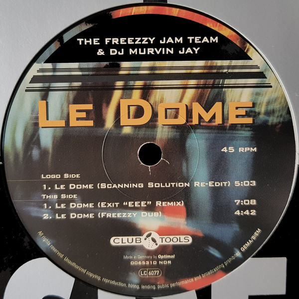 The Freezzy Jam Team & Murvin Jay - Le Dome | No Respect Records (0065310NOR) - 2
