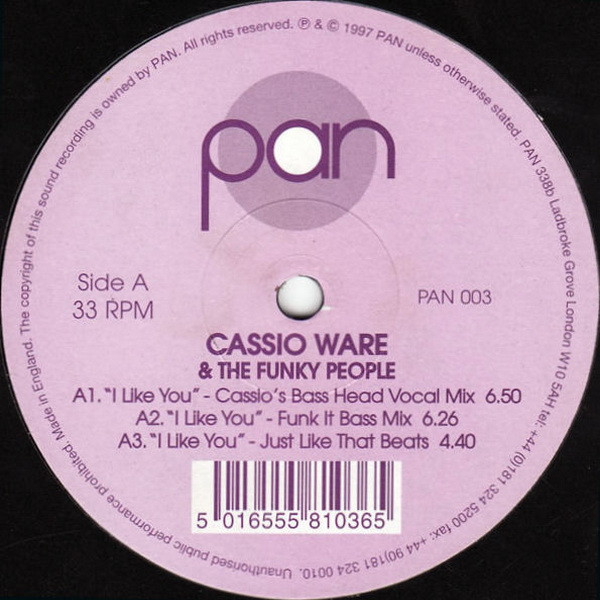 Cassio Ware & Funky People - I Like You | PAN (PAN 003)
