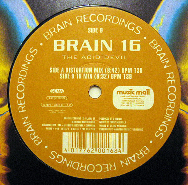 Brain - The Acid Devil | Brain Recordings (BRN-0016-12) - main Brain - The Acid Devil | Brain Recordings (BRN-0016-12) - main