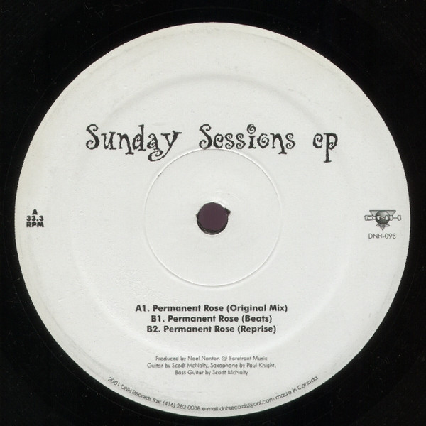 Noel Nanton - Sunday Sessions EP | DNH Records (DNH-098)