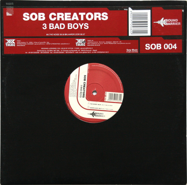 SOB Creators - 3 Bad Boys | Sound Barrier (SOB 004) - main