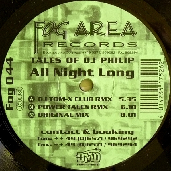 Tales Of DJ Philip - All Night Long | Fog Area Records (Fog 044)