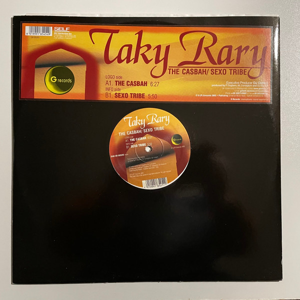 Taky Rary - The Casbah / Sexo Tribe | GRecords (GR 003/03) - main