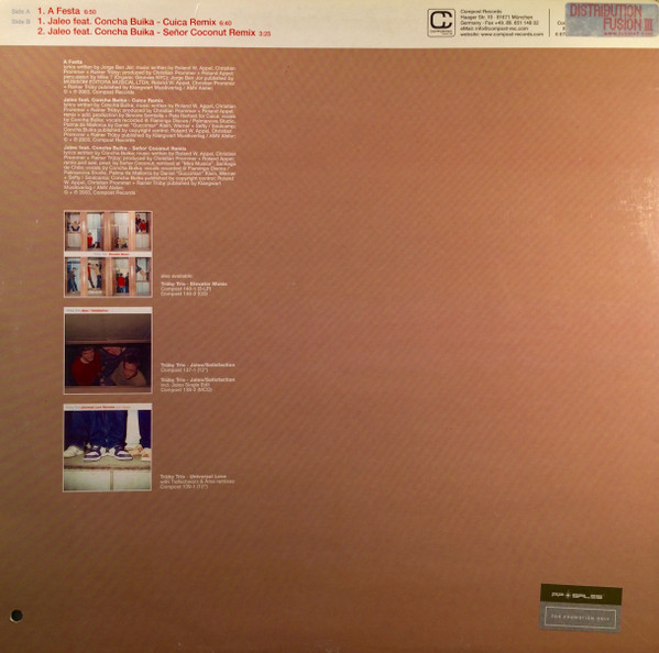 Trüby Trio - A Festa / Jaleo Remixes | Compost Records (COMPOST 146-1) - 2 Trüby Trio - A Festa / Jaleo Remixes | Compost Records (COMPOST 146-1) - 2