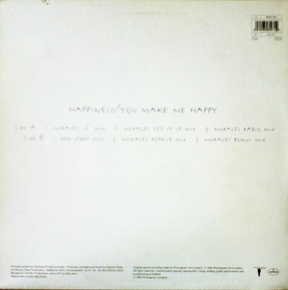 Serious Rope - Happiness / You Make Me Happy (David Morales And Red Jerry Mixes) | Mercury (MRXX 407) - 2