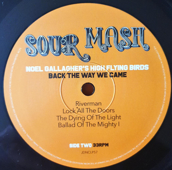 Noel Gallagher's High Flying Birds - Back The Way We Came: Vol. 1 (2011 - 2021) | Sour Mash (JDNCLP57) - 4 Noel Gallagher's High Flying Birds - Back The Way We Came: Vol. 1 (2011 - 2021) | Sour Mash (JDNCLP57) - 4