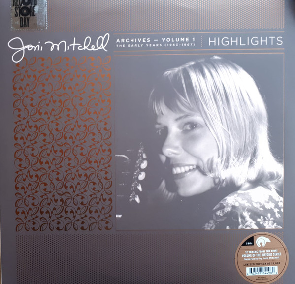 Joni Mitchell - Archives – Volume 1: The Early Years (1963-1967): Highlights LP | Rhino Records (R1 645871) - 2