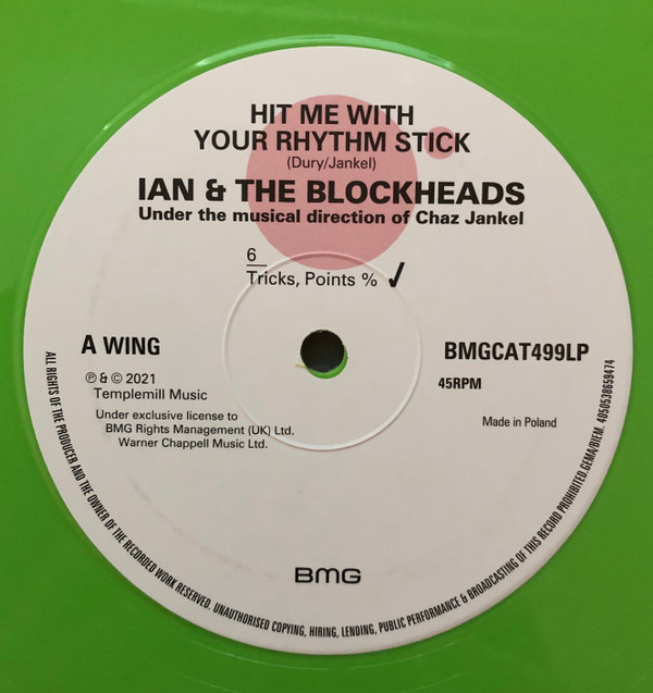 Ian Dury And The Blockheads - Hit Me With Your Rhythm Stick / There Ain't Half Been Some Clever Bastards | BMG (BMGCAT499LP) - 3 Ian Dury And The Blockheads - Hit Me With Your Rhythm Stick / There Ain't Half Been Some Clever Bastards | BMG (BMGCAT499LP) - 3