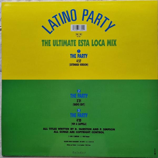 Latino Party - The Party (The Ultimate Esta Loca Mix) | Polydor (877 339-1) - 2