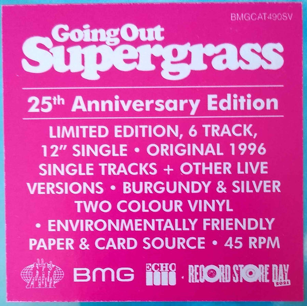 Supergrass - Going Out | BMG (BMGCAT490SV) - 3 Supergrass - Going Out | BMG (BMGCAT490SV) - 3
