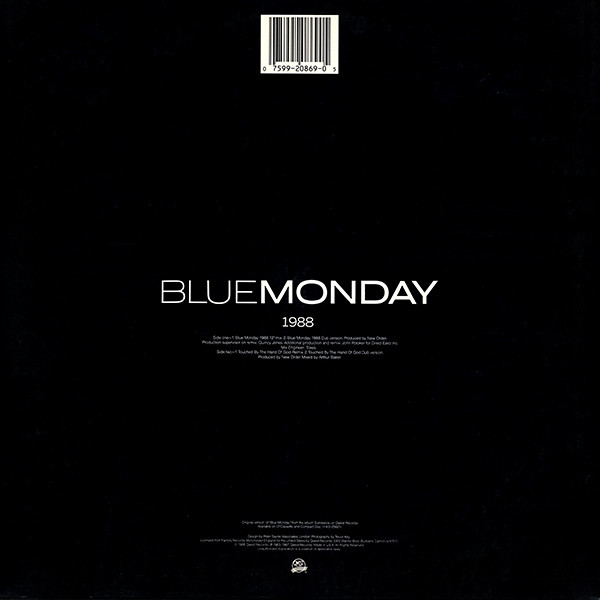 New Order - Blue Monday 1988 | Qwest Records (0-20869) - 2