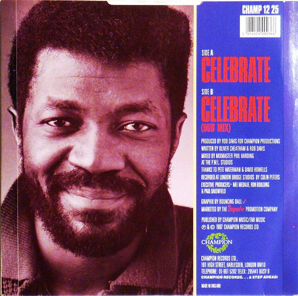 Oliver Cheatham - Celebrate | Champion (CHAMP 12-25) - 2