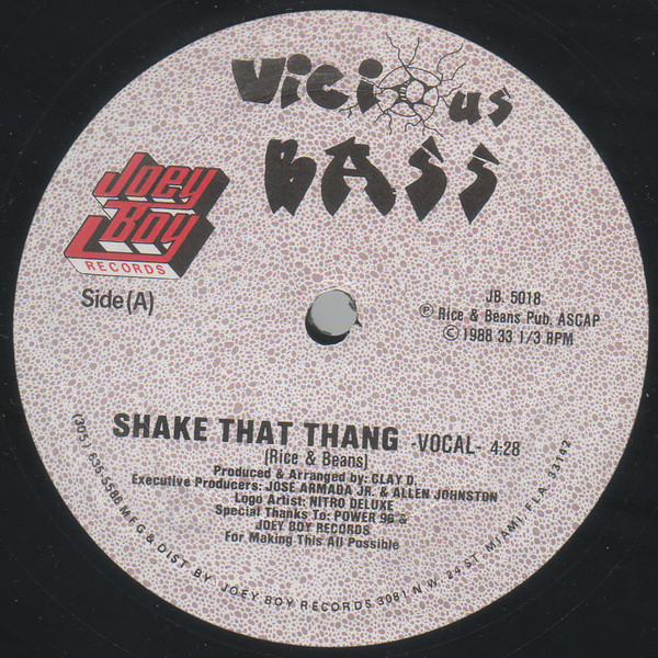 Vicious Bass - Shake That Thang | Joey Boy Records (JB 5018)