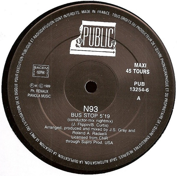N. 93 - (Are You Ready) Do The Bus Stop | Public (13254-6) - 3