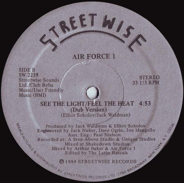 Air Force 1 - See The Light / Feel The Heat | Streetwise (SW 2238) - 2