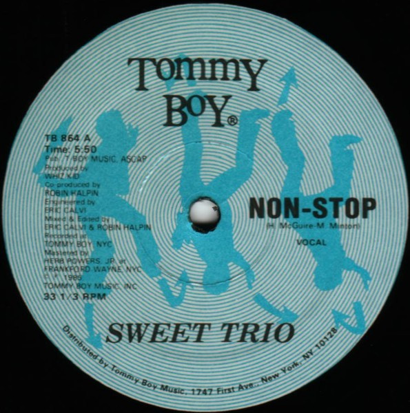 Sweet Trio - Non-Stop | Tommy Boy (TB 864)