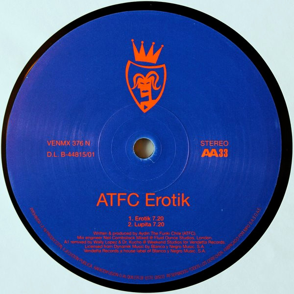 ATFC - Erotik | Vendetta Records (VENMX 376 N) - 3 ATFC - Erotik | Vendetta Records (VENMX 376 N) - 3