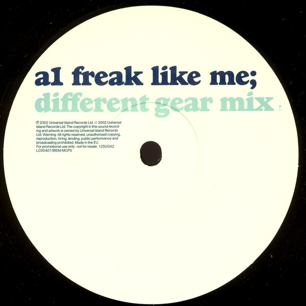 Sugababes - Freak Like Me | Island Records (12SUGA2) - 3 Sugababes - Freak Like Me | Island Records (12SUGA2) - 3