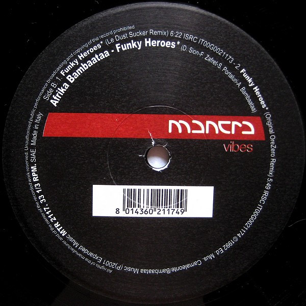 Afrika Bambaataa - Funky Heroes | Mantra Vibes (MTR 2117) - 4 Afrika Bambaataa - Funky Heroes | Mantra Vibes (MTR 2117) - 4